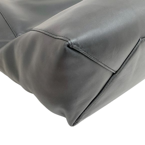 Celine Black Leather Large Fold Over Clutch - Picture 8 of 12